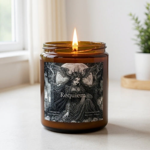 Requiem - Candle Amber Jar 9oz