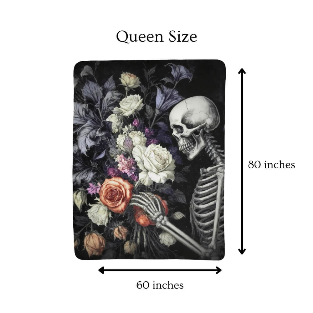 The Botanist - sherpa fleece blanket