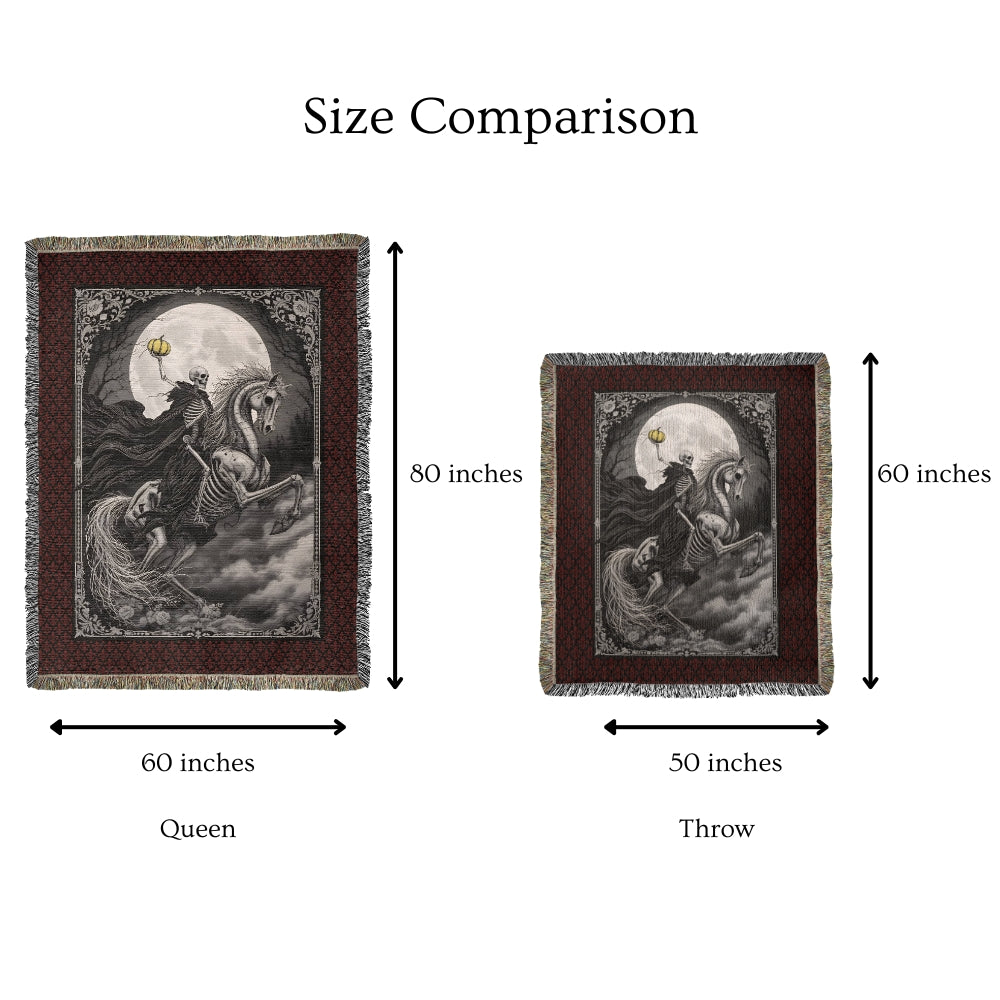 The Horseman - woven blanket