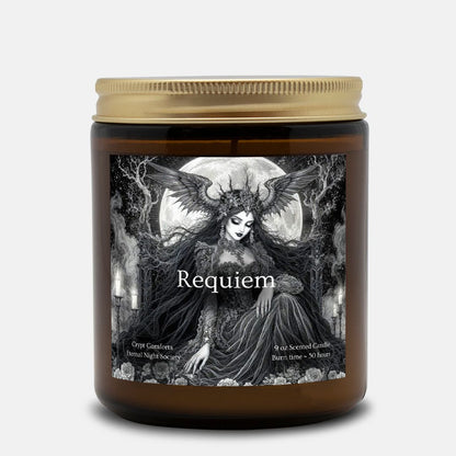Requiem - Candle Amber Jar 9oz