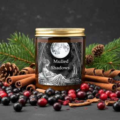 Mulled Shadows - Amber Jar Candle (9oz)