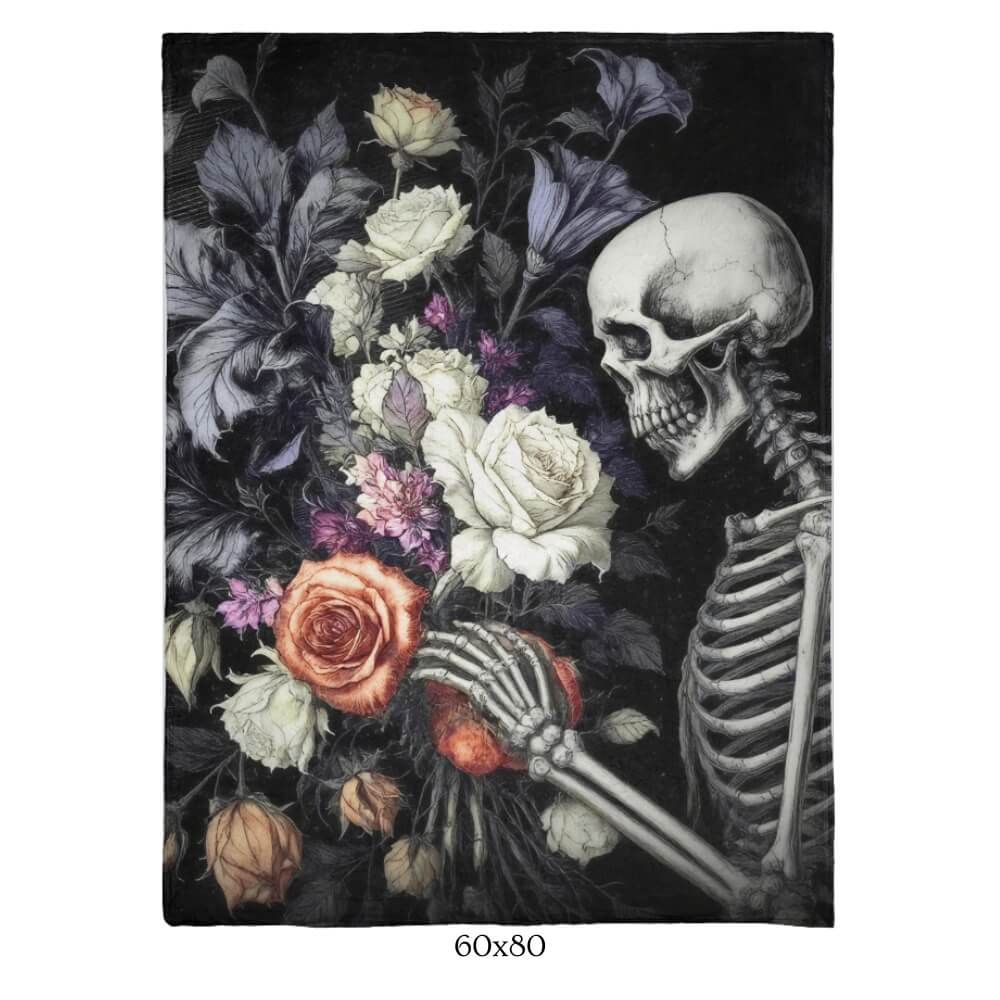 The Botanist - mink fleece blanket