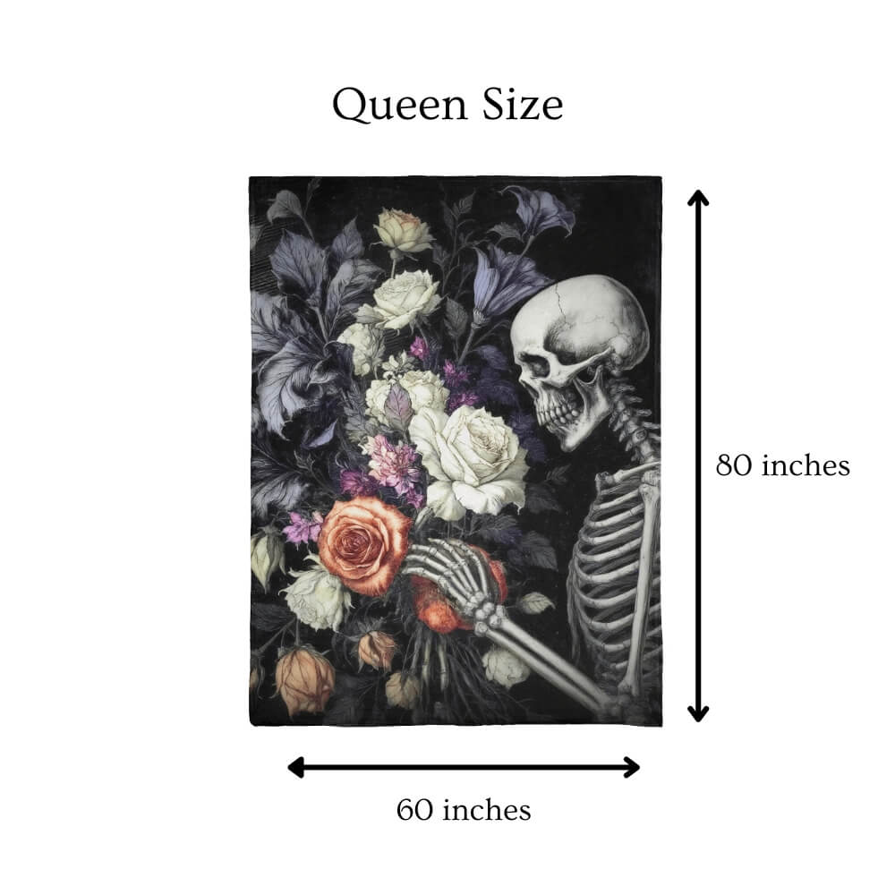 The Botanist - mink fleece blanket