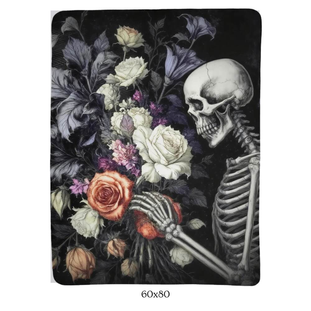 The Botanist - sherpa fleece blanket
