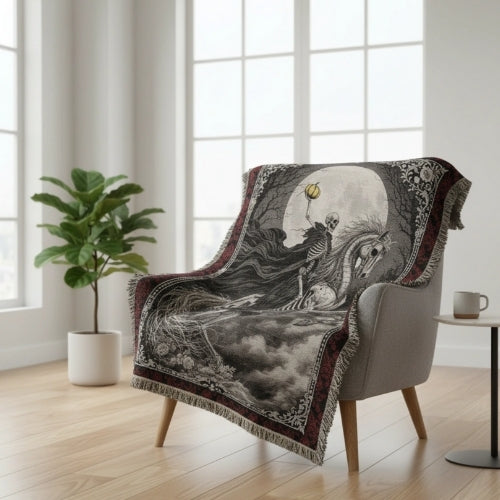 The Horseman - Woven Blanket