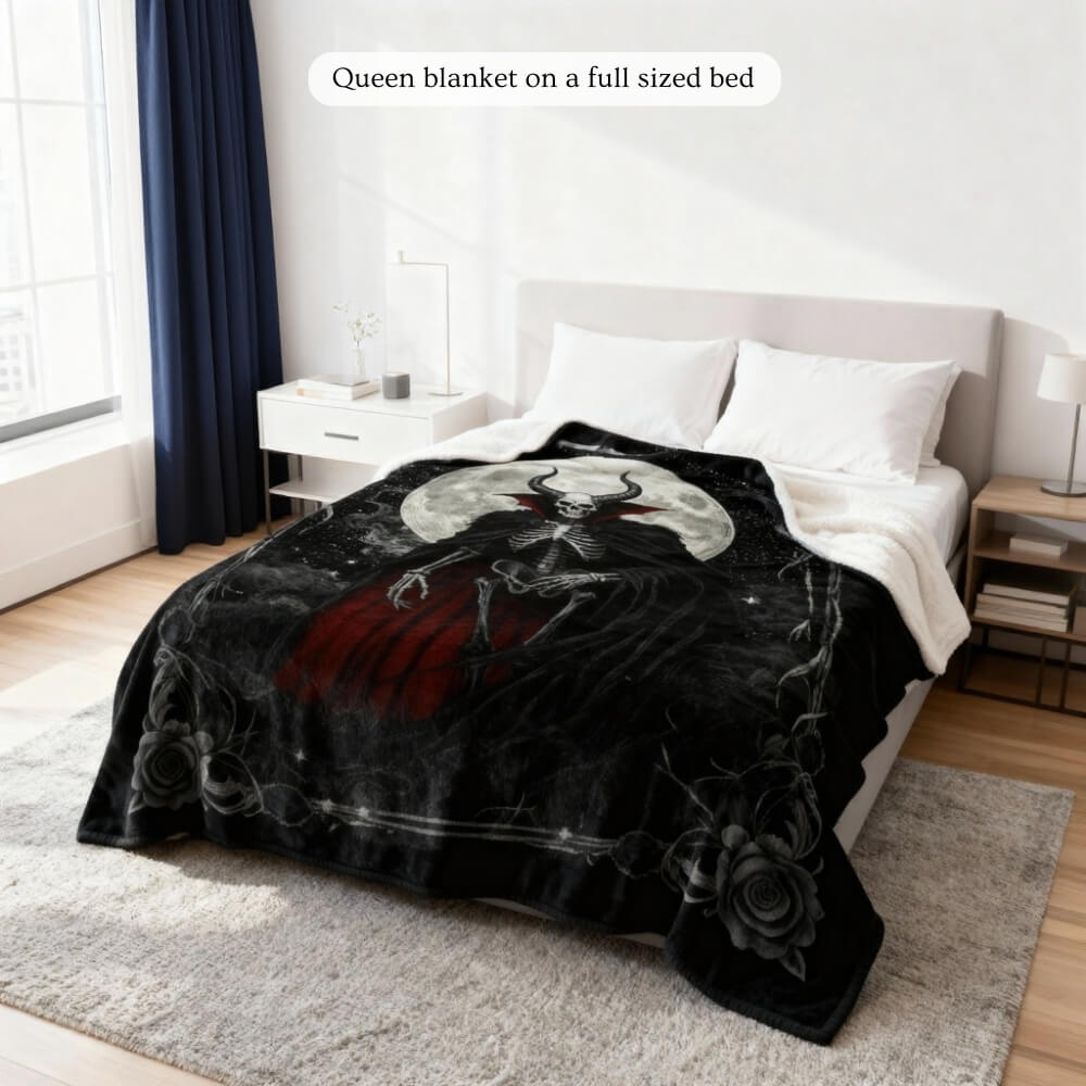 The Count - mink fleece blanket