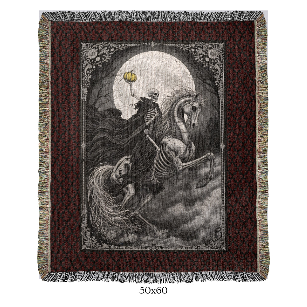 The Horseman - woven blanket