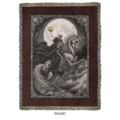 The Horseman - woven blanket