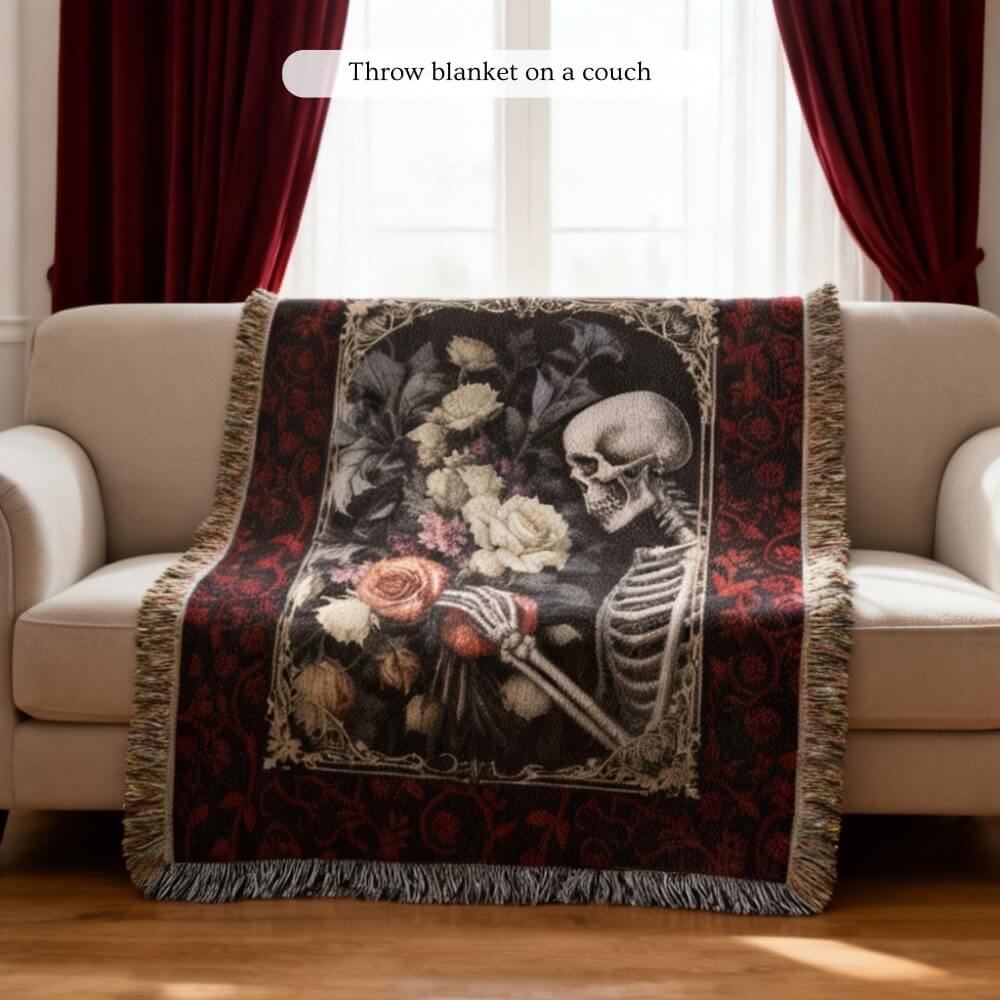 The Botanist - woven blanket